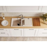 Мойка OMOIKIRI SAKAIME 86-2-PL Tetogranit/платина 4993203