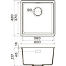 Мойка OMOIKIRI KATA 40-U-CA Artgranit/карамель 4993392