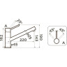 Смеситель OMOIKIRI AOGASHIMA-BN 4994246